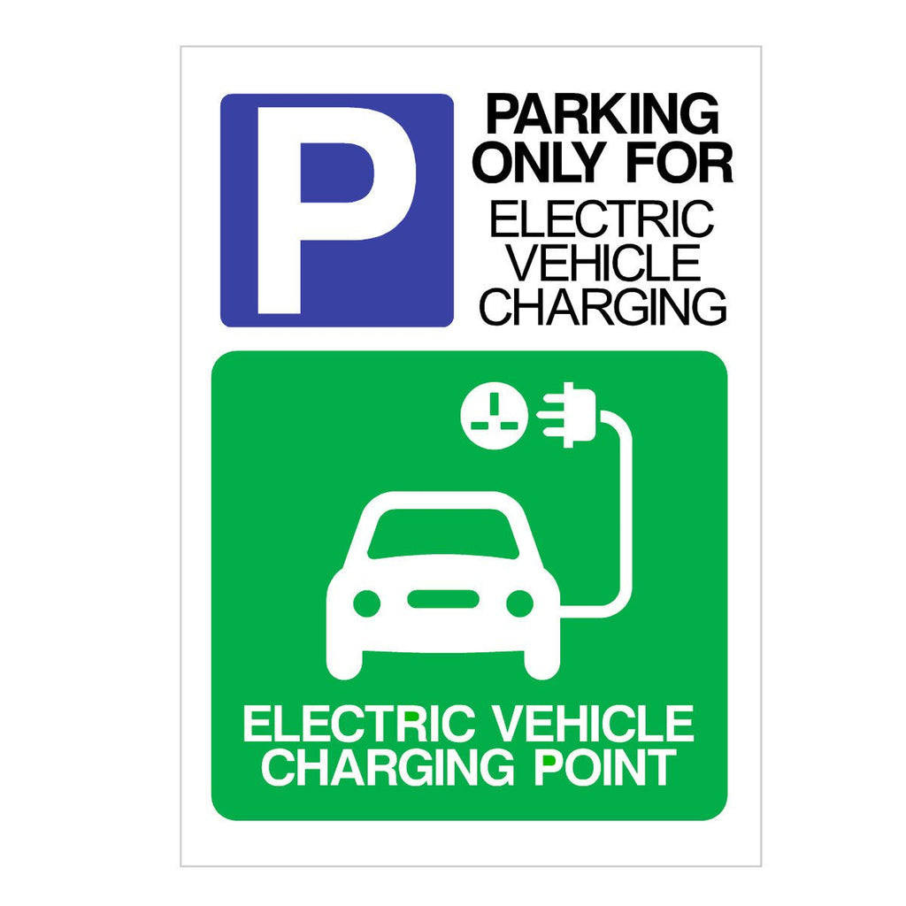 Parking Only For Electric Vehicle Charging Sign - The Sign Shed