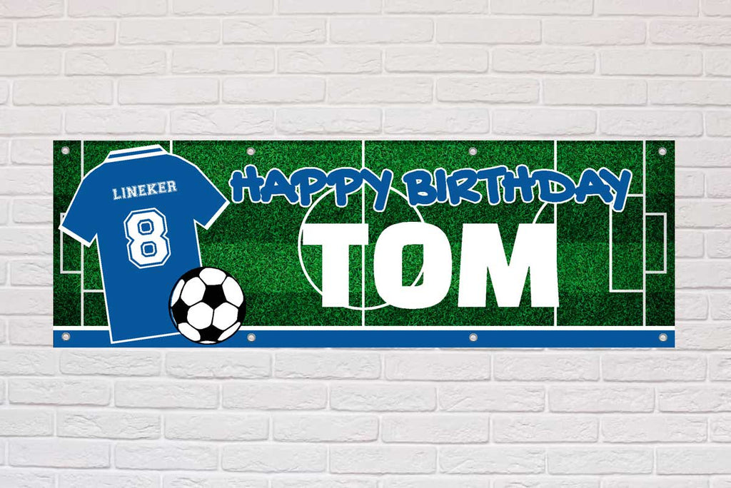 Personalised Birthday Banner | Blue City - The Sign Shed