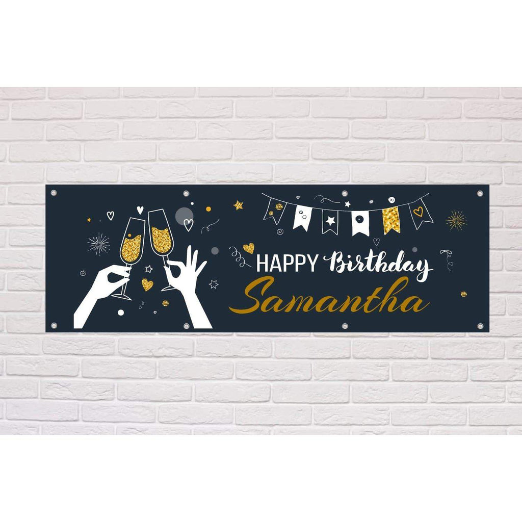 Personalised Birthday Party Banner - The Sign Shed