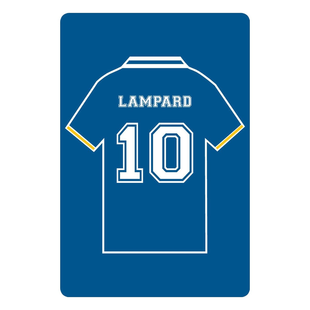 Personalised Football Shirt Sign | All Blue London - The Sign Shed