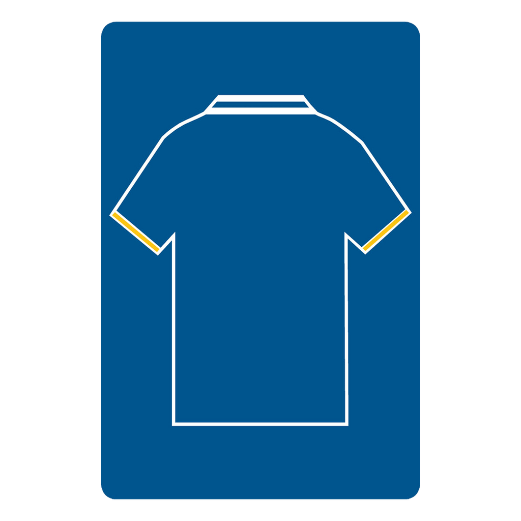 Personalised Football Shirt Sign | All Blue London - The Sign Shed