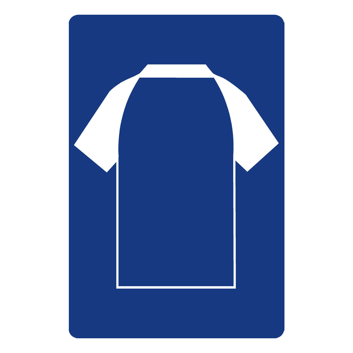 Personalised Football Shirt Sign | Blue and White Sleeve London - The Sign Shed