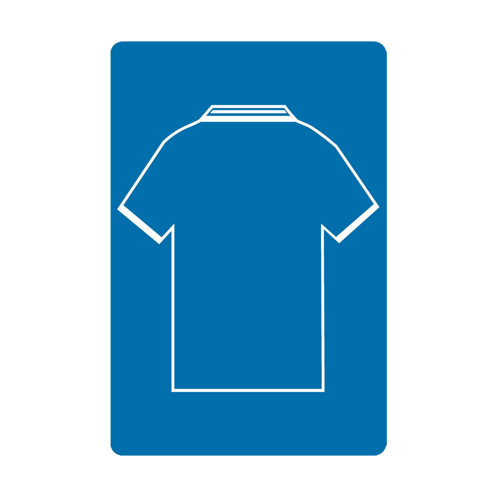 Personalised Football Shirt Sign | Blue and White Wales - The Sign Shed