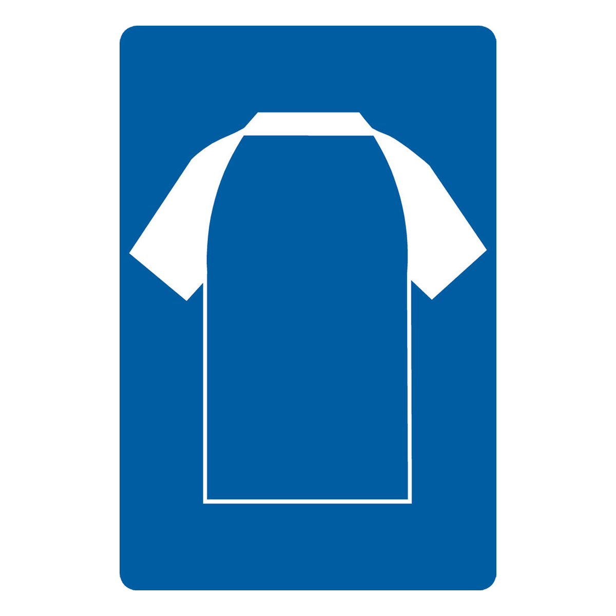 Personalised Football Shirt Sign | Posh Blue and White - The Sign Shed