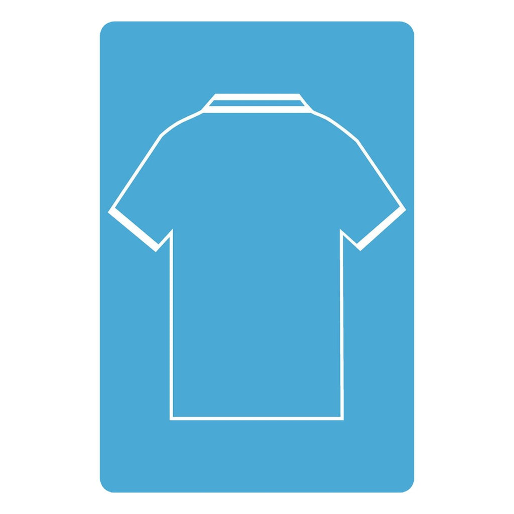 Personalised Football Shirt Sign | Sky Blue City - The Sign Shed