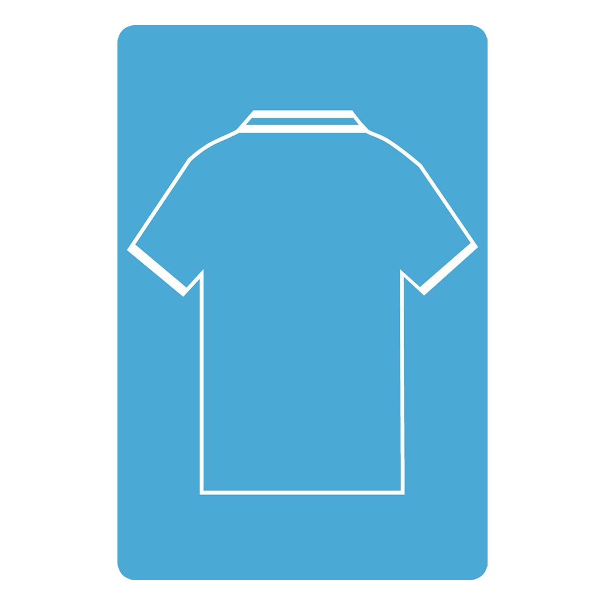 Personalised Football Shirt Sign | Sky Blue City - The Sign Shed