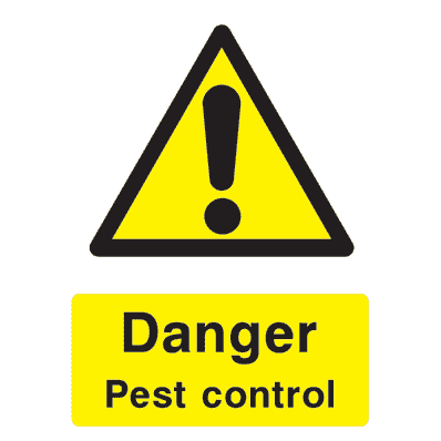 Pest Control Sign - The Sign Shed