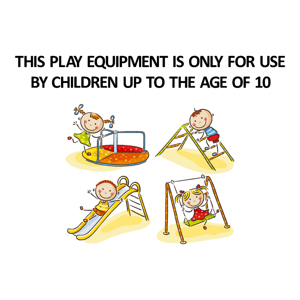 Play Equipment Rules Sign - The Sign Shed
