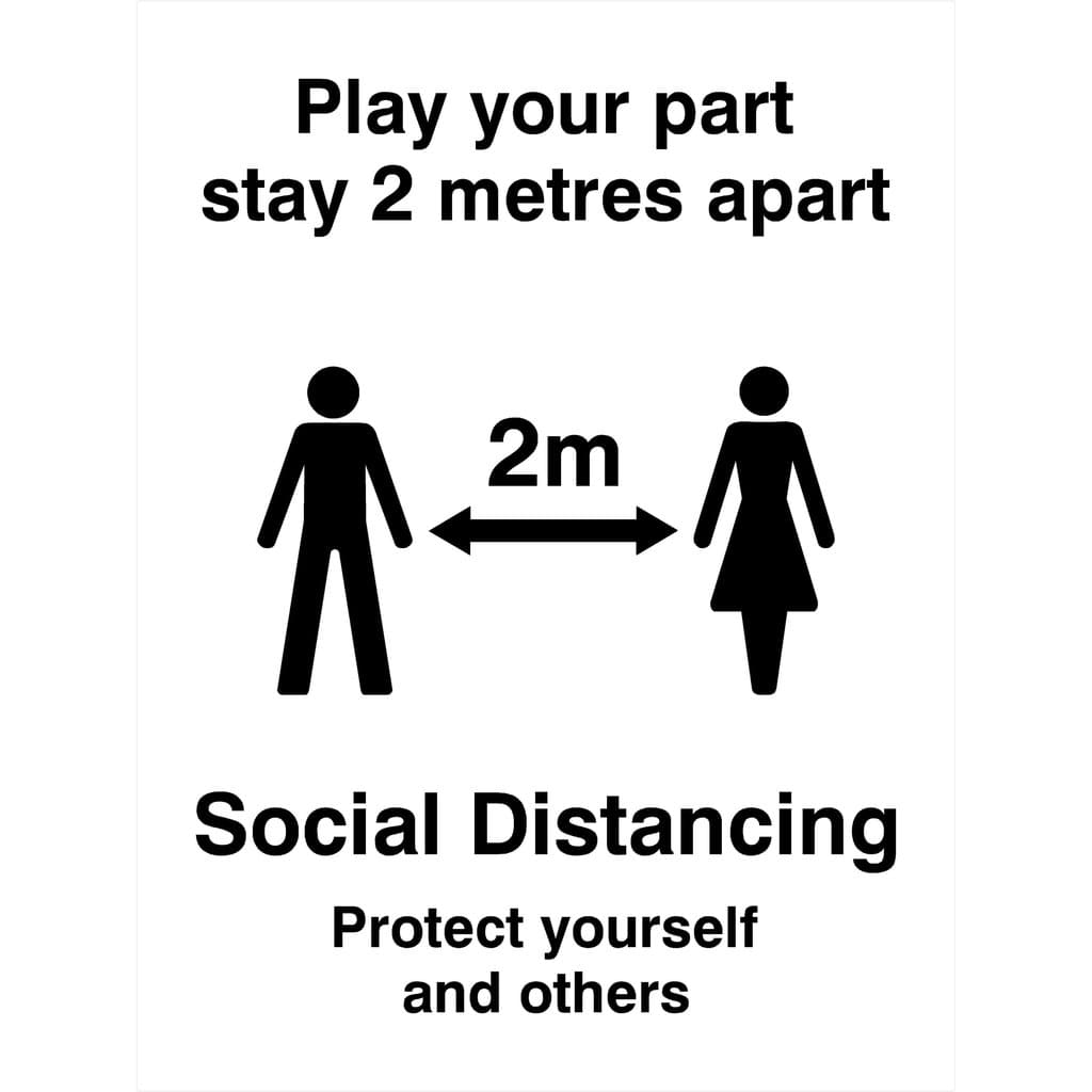 Play Your Part Stay 2 Metres Apart Social Distancing Sign play-your-part-stay-2-metres-apart-social-distancing-sign