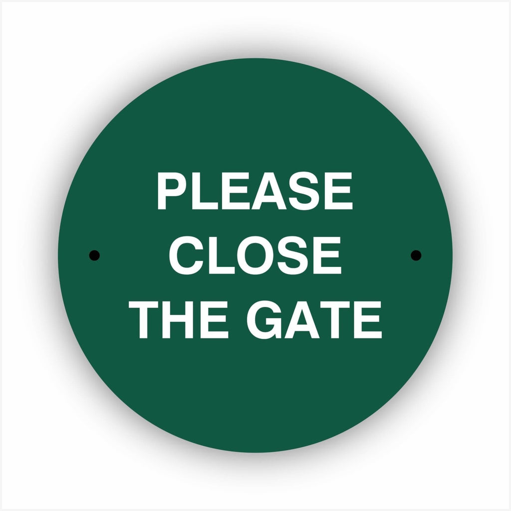 Please Close The Gate Waymarker sign - The Sign Shed