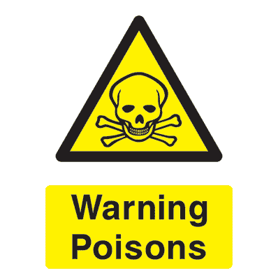 Poisons Sign - The Sign Shed