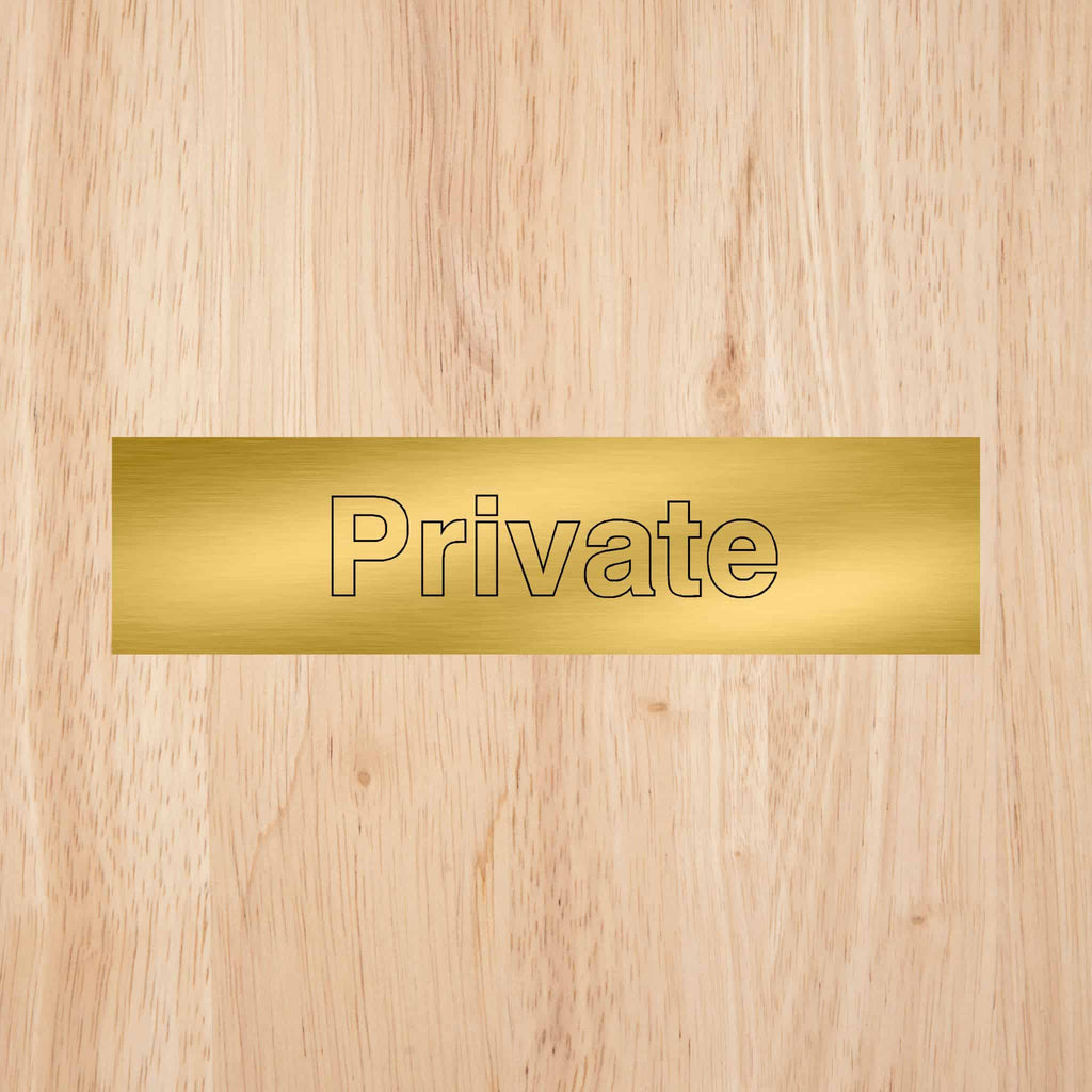 Private Sign - The Sign Shed