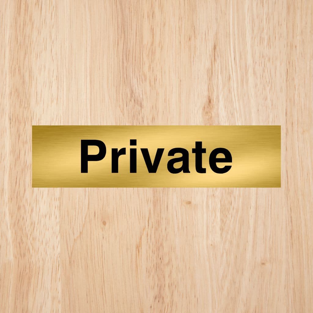 Private Sign - The Sign Shed