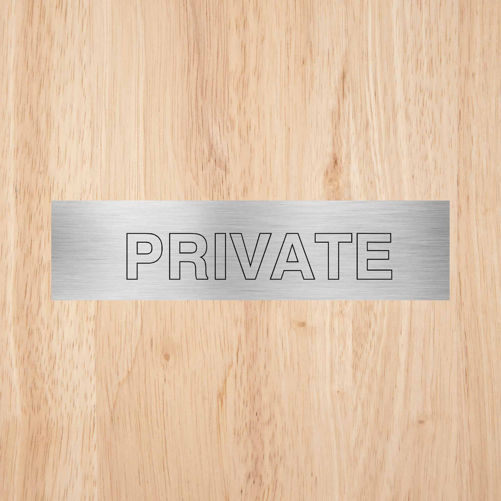 Private Sign Caps - The Sign Shed