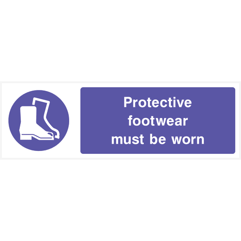 Protective Footwear Must Be Worn Sign - The Sign Shed
