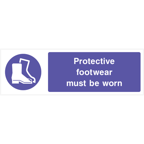 Foot Protection Signs | PPE Safety Boot Signs