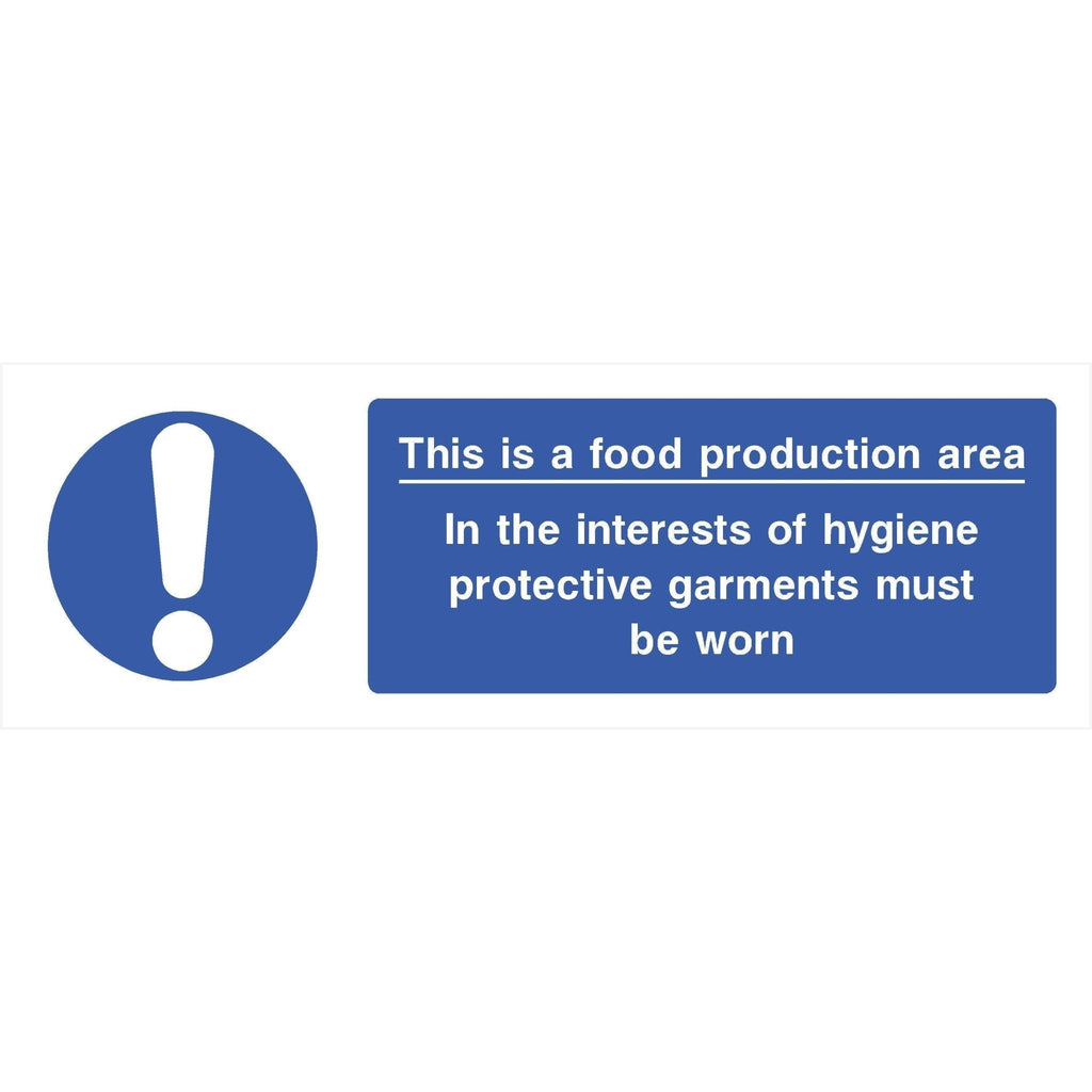 Protective Garments Must Be Worn Kitchen Sign - The Sign Shed