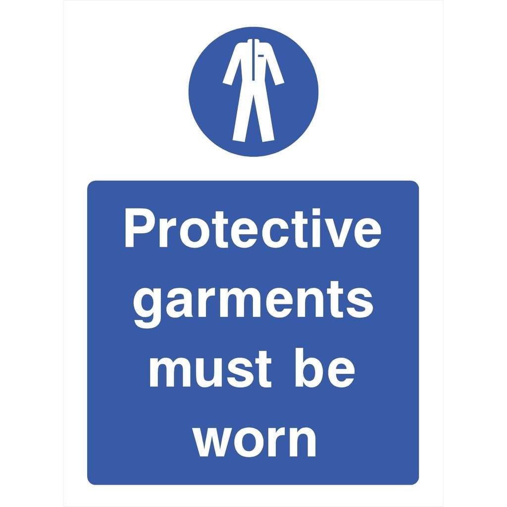 Protective Garments Must Be Worn Sign - The Sign Shed