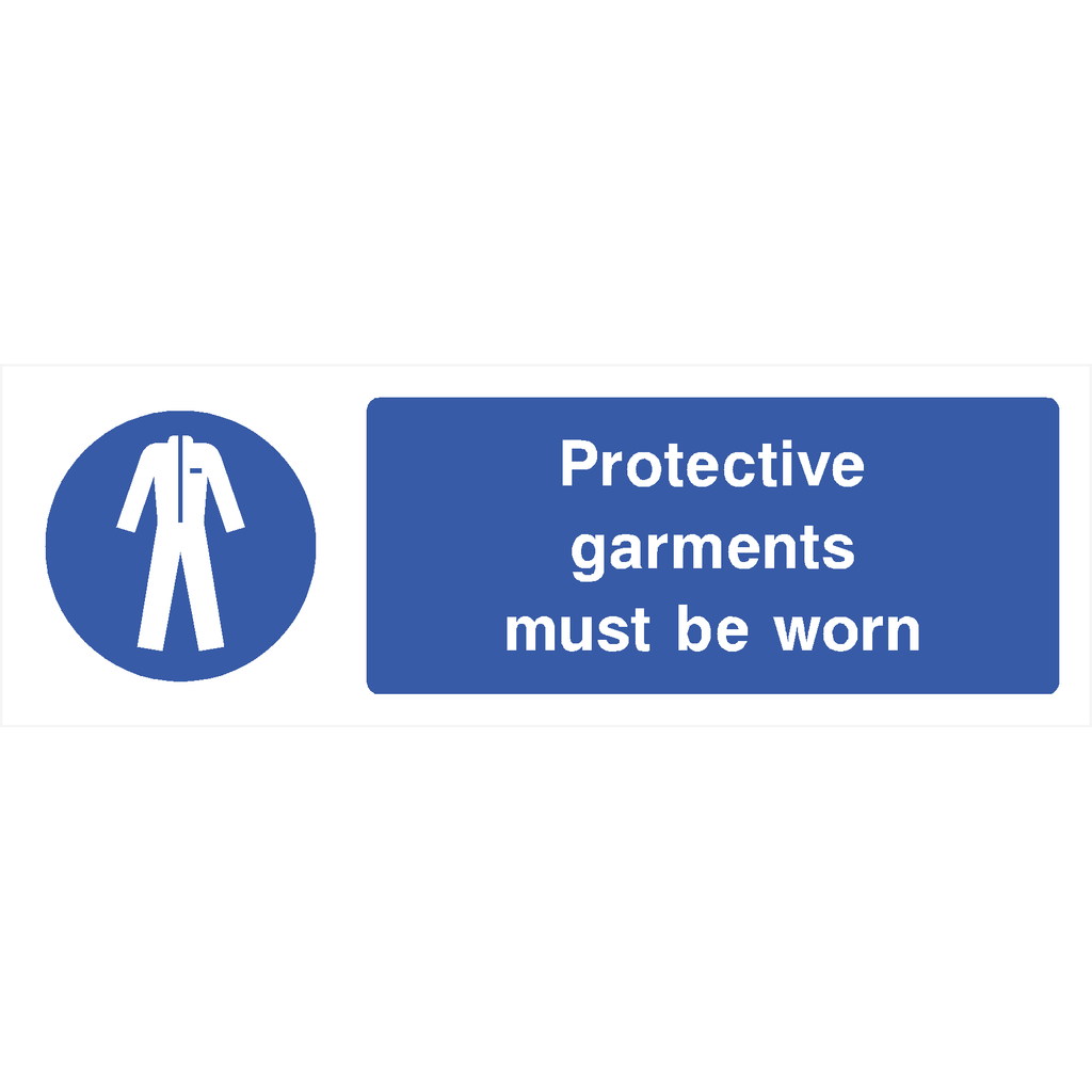 Protective Garments Must Be Worn Sign - The Sign Shed