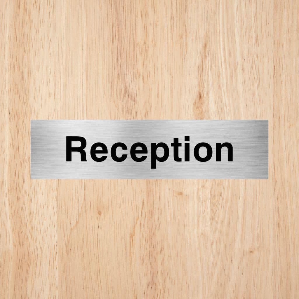 Reception Sign – The Sign Shed