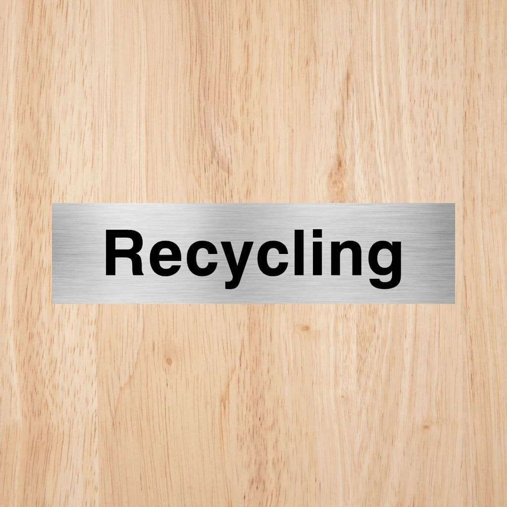 Recycling Sign - The Sign Shed