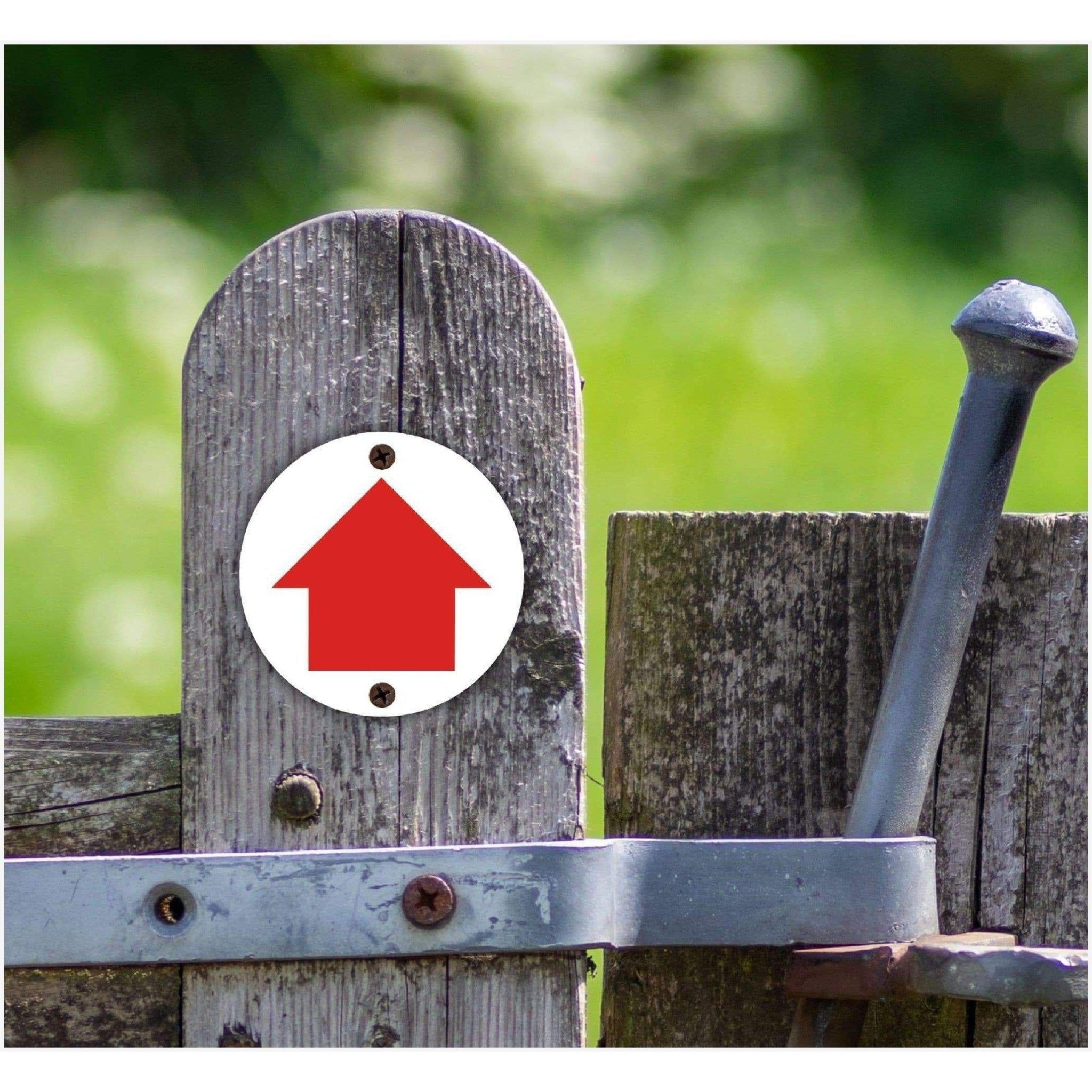 Red Arrow Waymarker sign - The Sign Shed