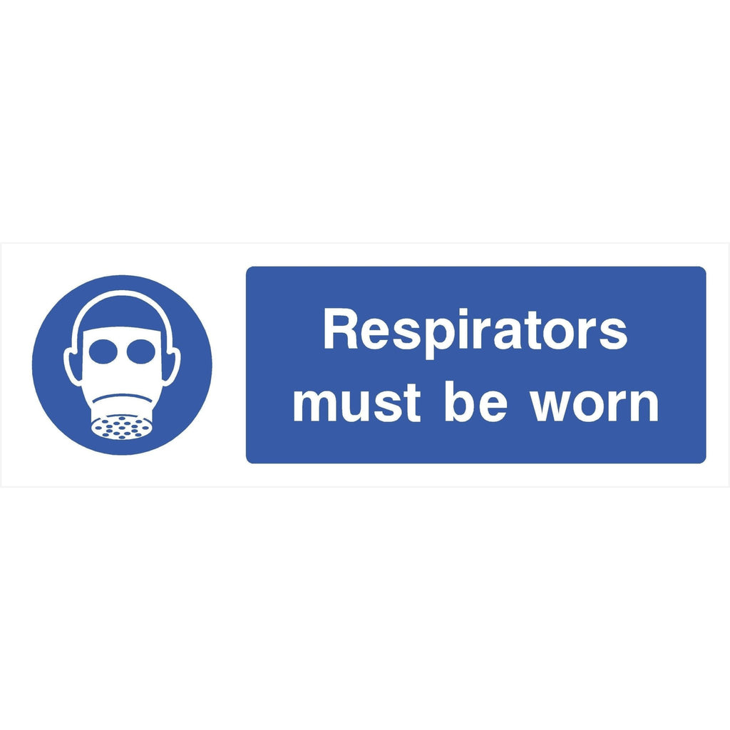 Respirators Must Be Worn Sign - The Sign Shed