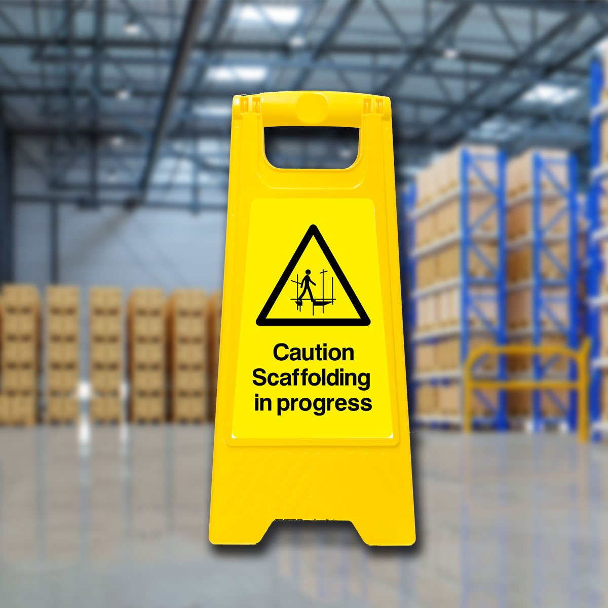 Scaffolding Rentals Sign Scaffolding In Progress Freestanding A Board Sign – The Sign Shed