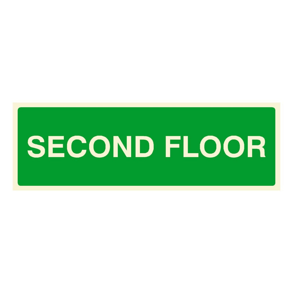 Second Floor Floor Identification Sign - The Sign Shed