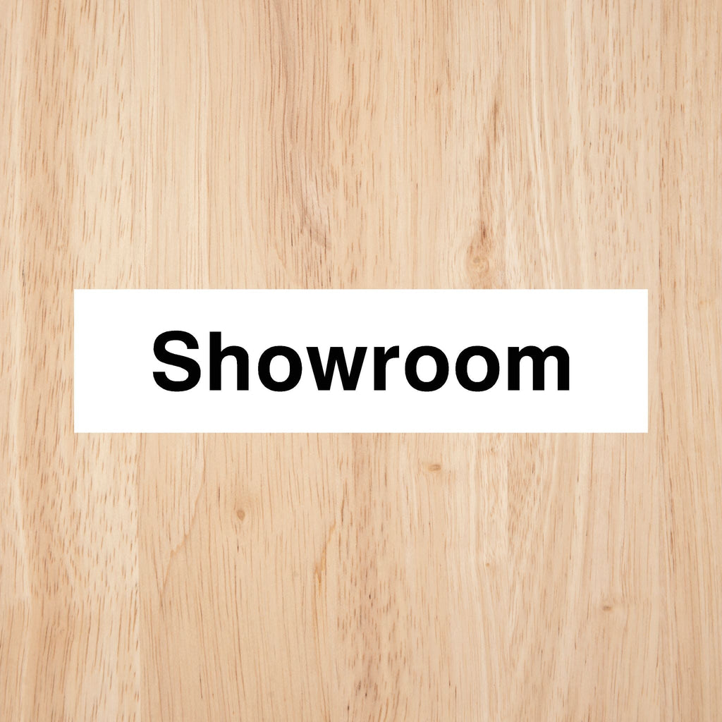 Showroom Door Sign - The Sign Shed