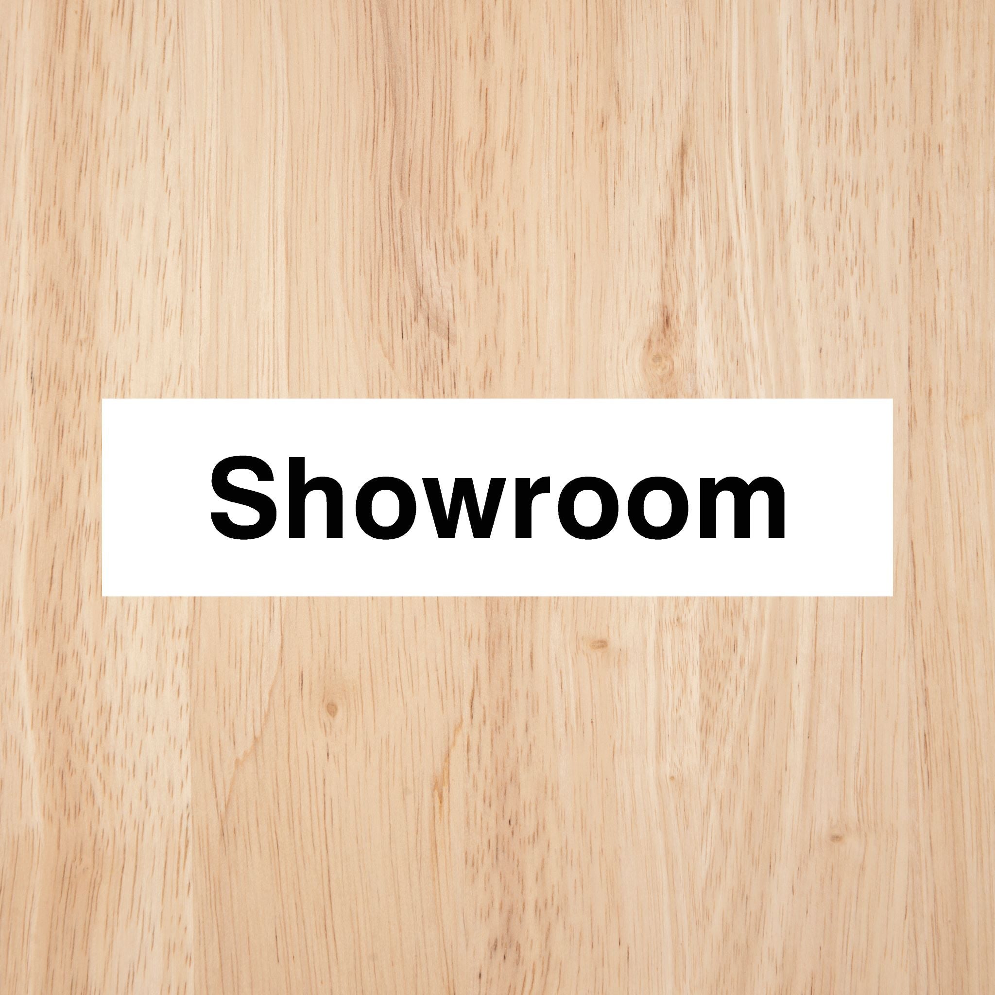 Showroom Door Sign - The Sign Shed