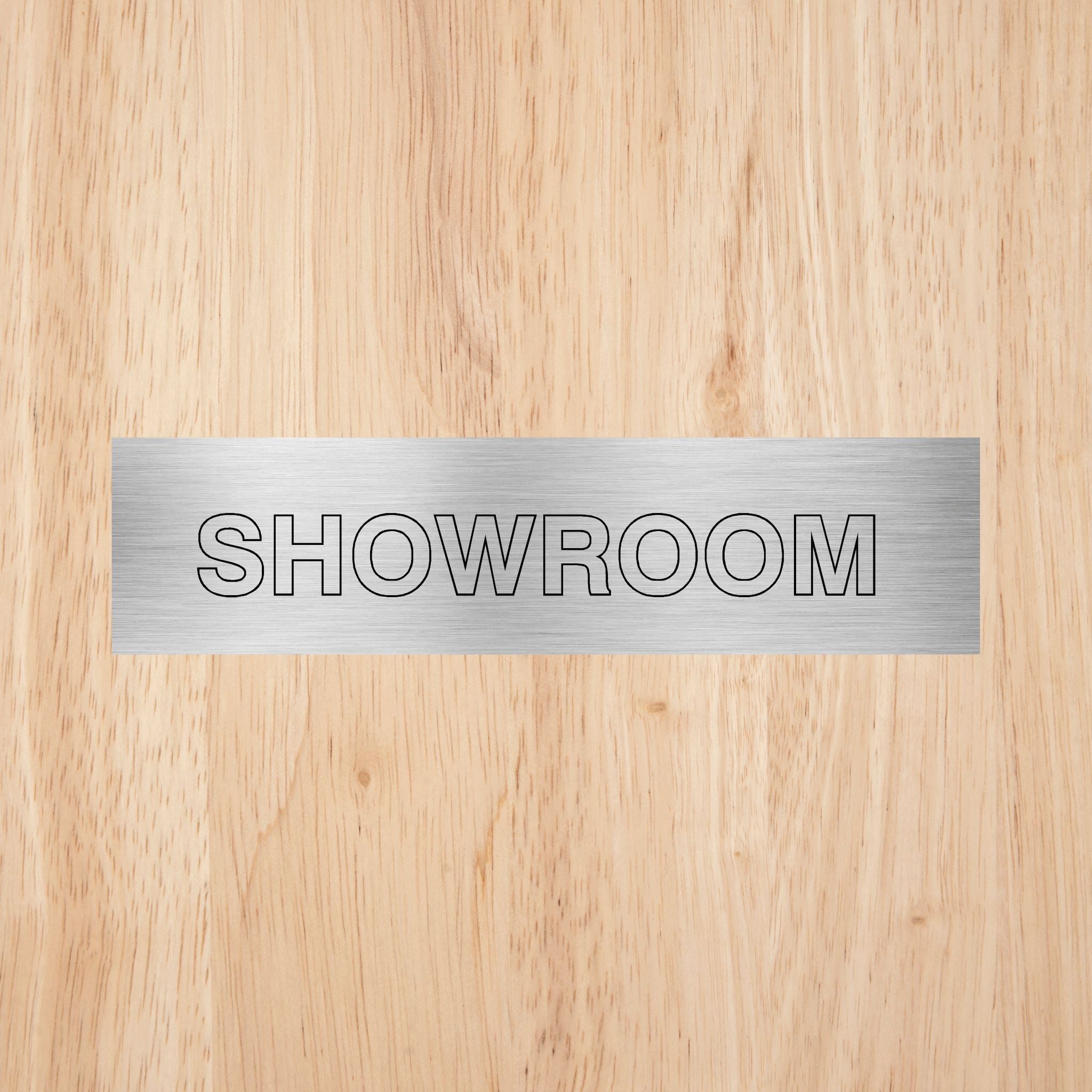 Showroom Door Sign CAPS - The Sign Shed