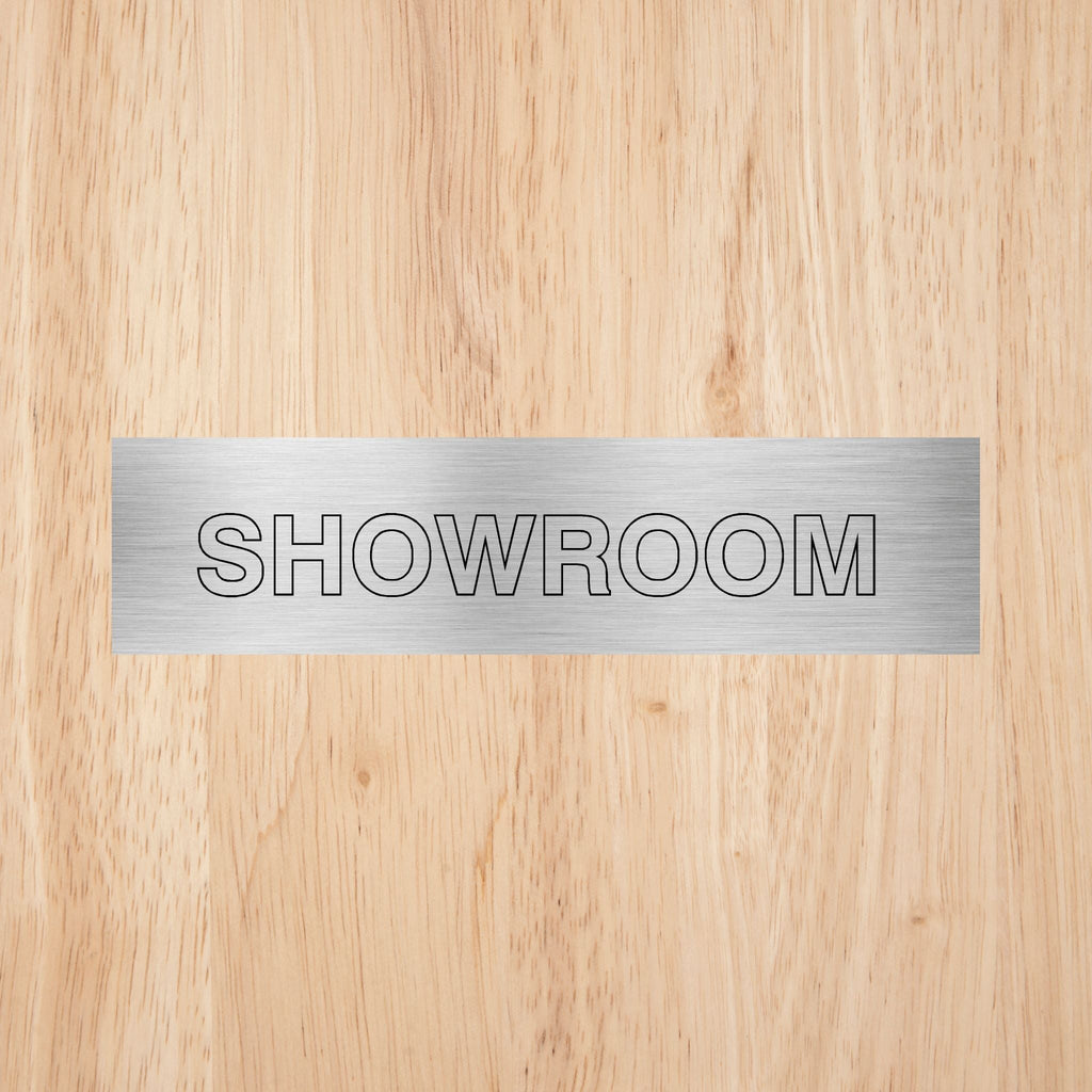 Showroom Door Sign CAPS - The Sign Shed