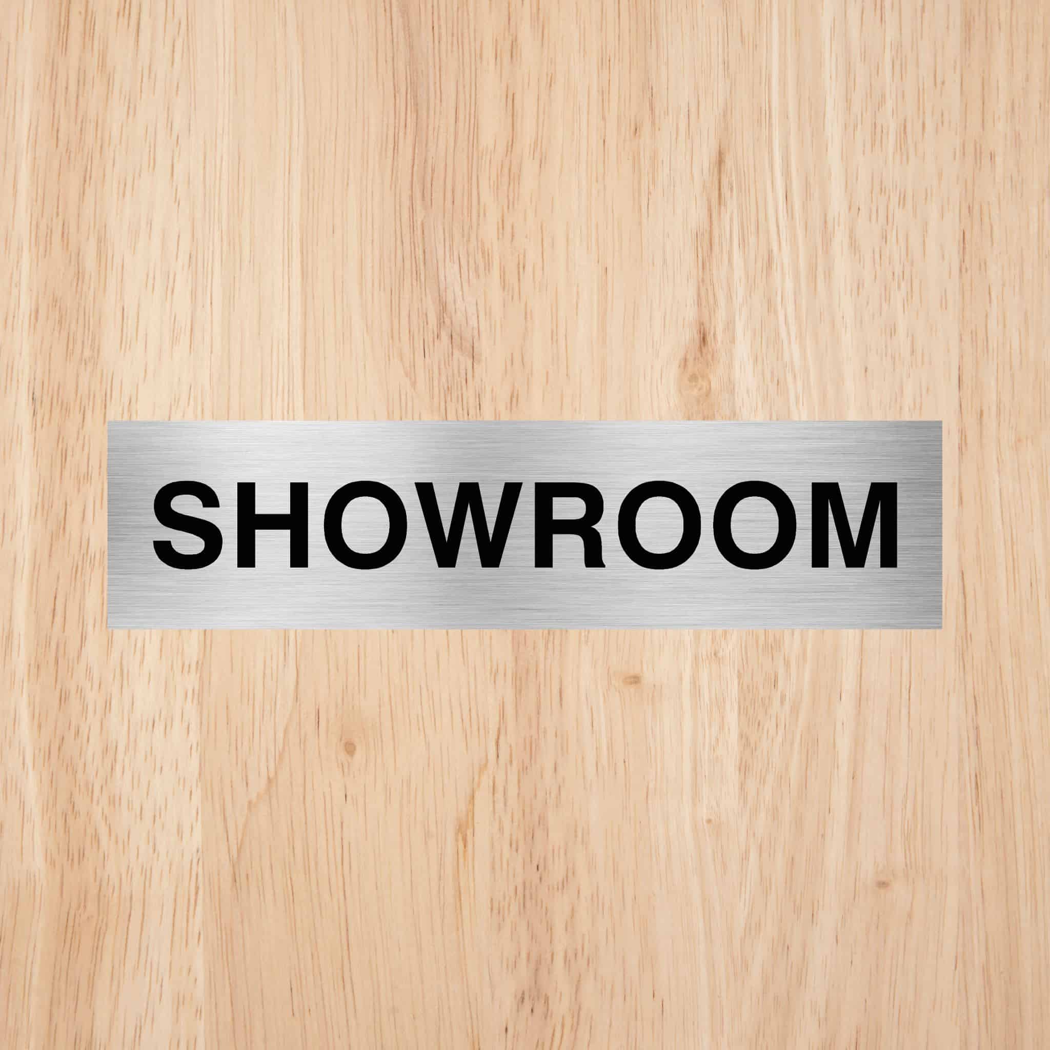 Showroom Door Sign CAPS - The Sign Shed