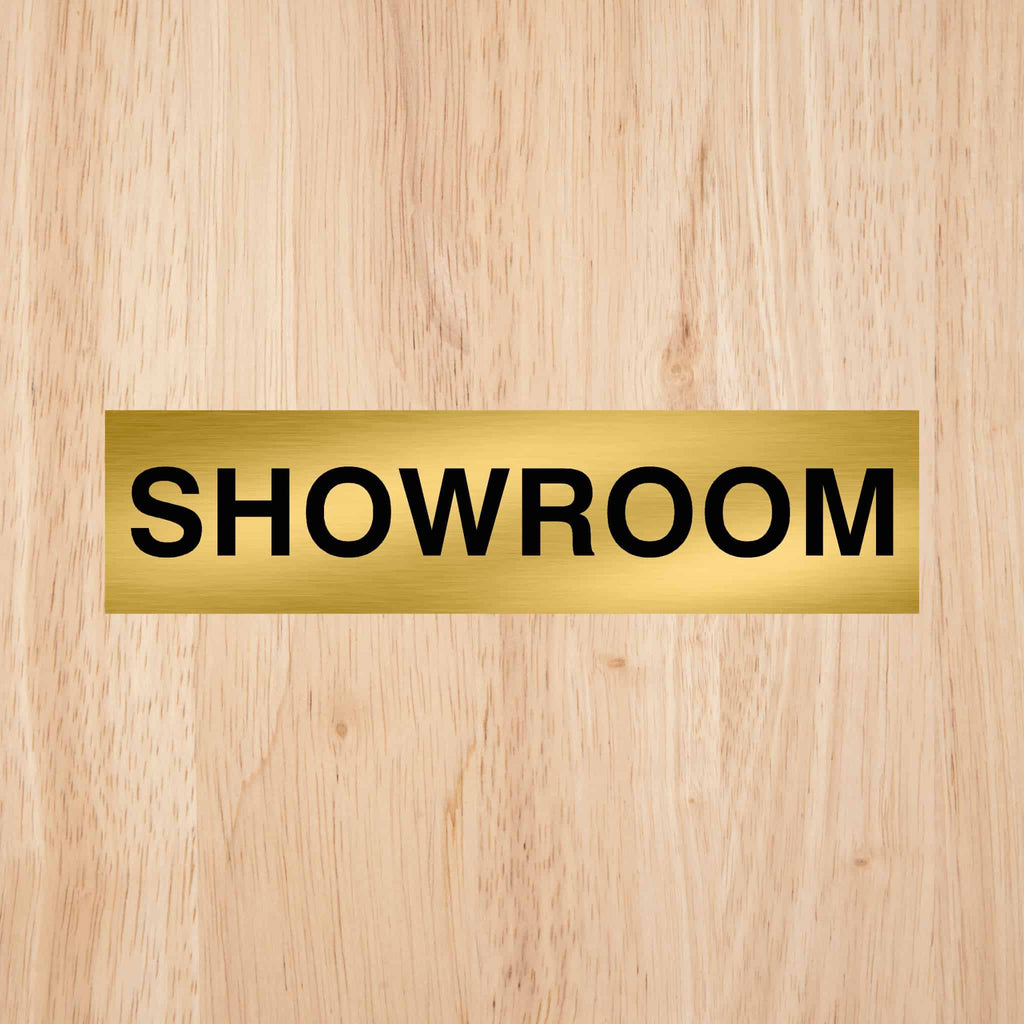 Showroom Door Sign CAPS - The Sign Shed