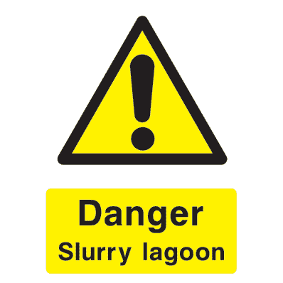 Slurry Lagoon Sign - The Sign Shed