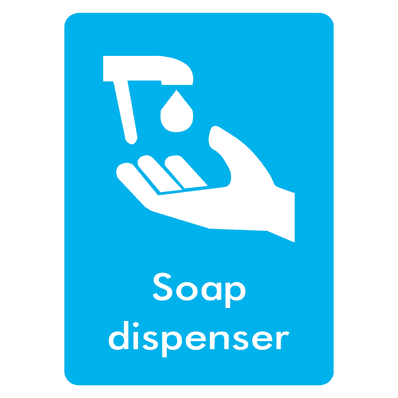 Soap Dispenser Sign - The Sign Shed