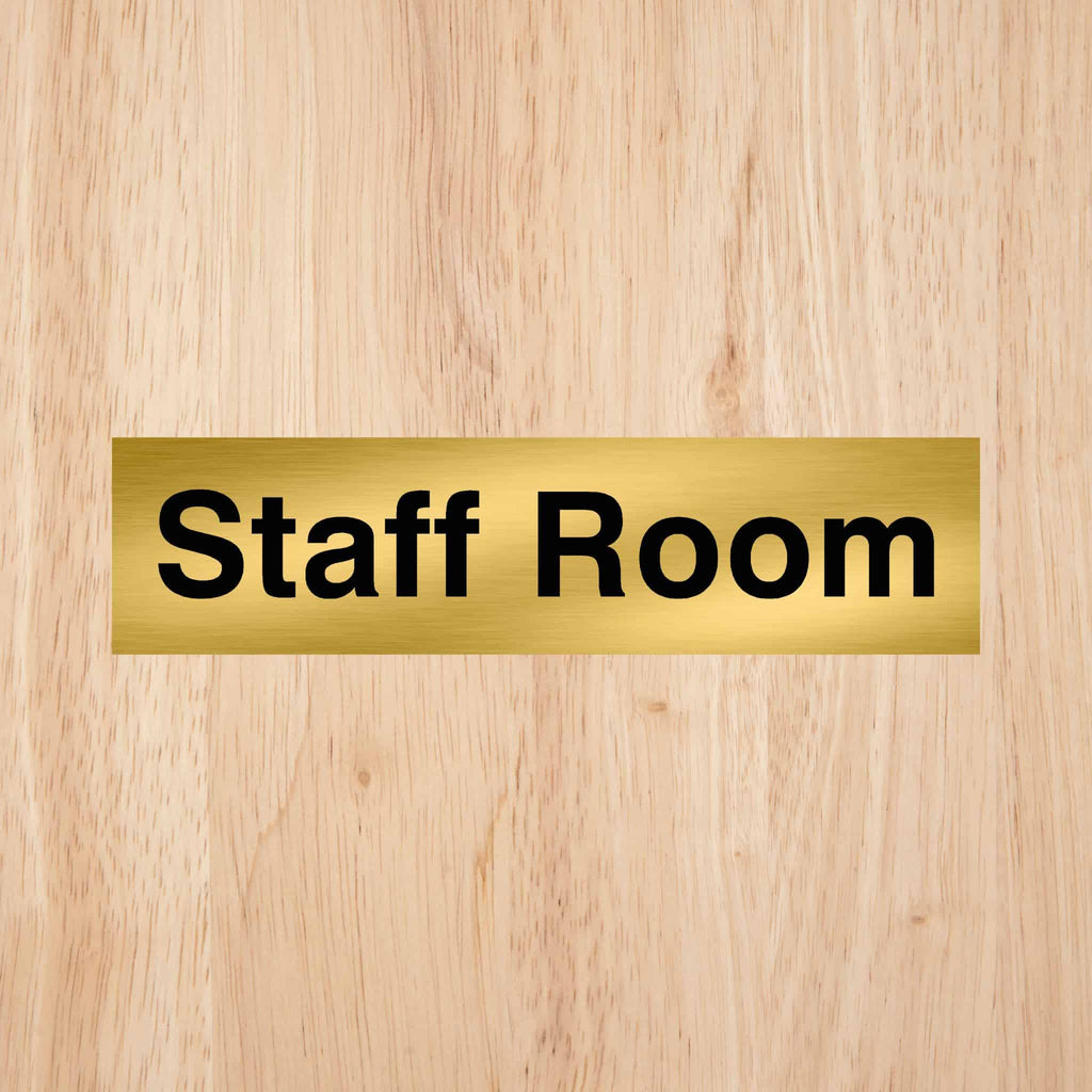 Staff Room Sign - The Sign Shed