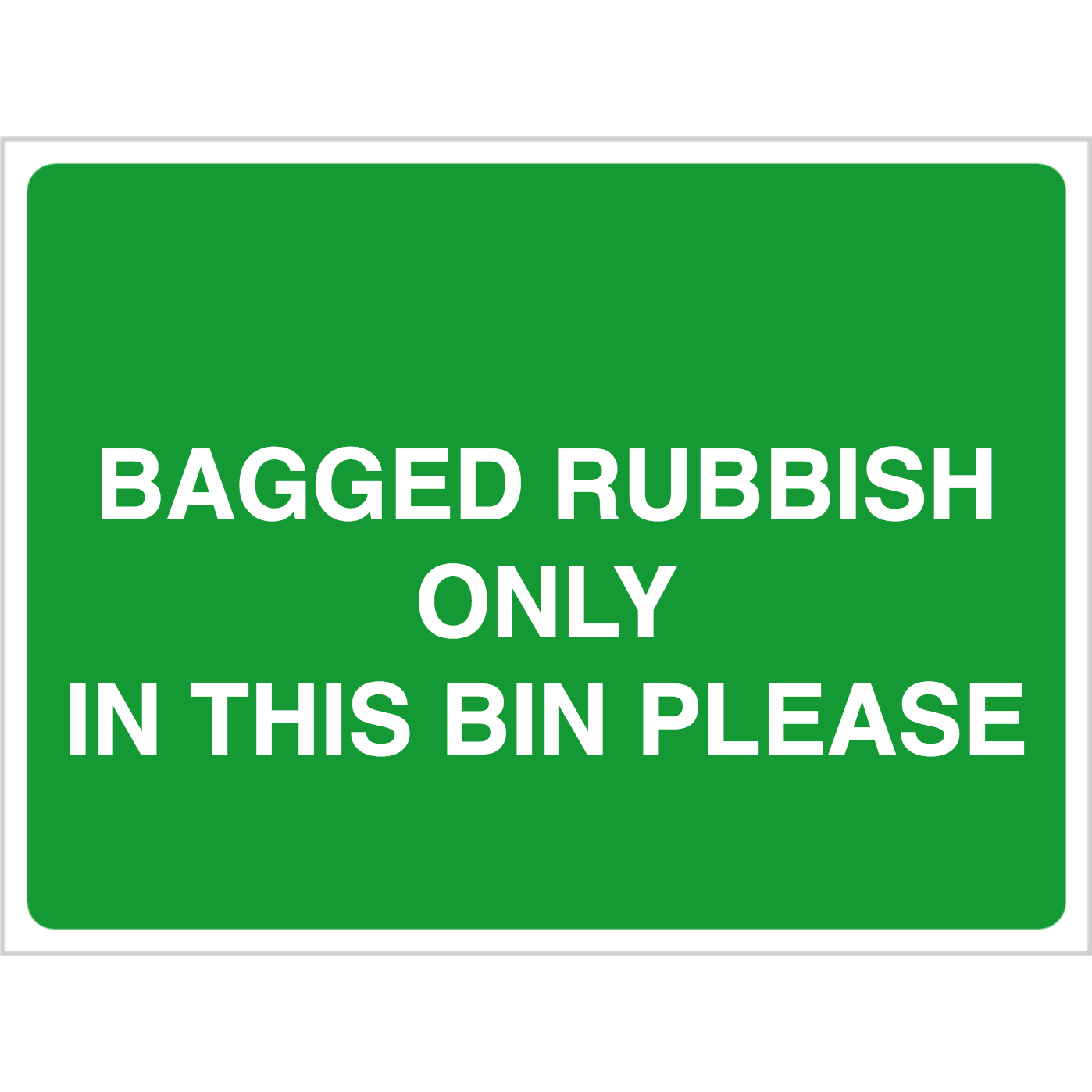 Standard Custom Sign Landscape Version - The Sign Shed