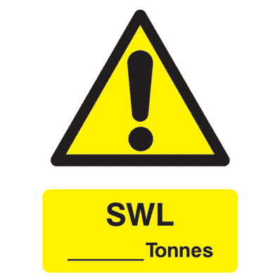 SWL Tonnes Sign - The Sign Shed