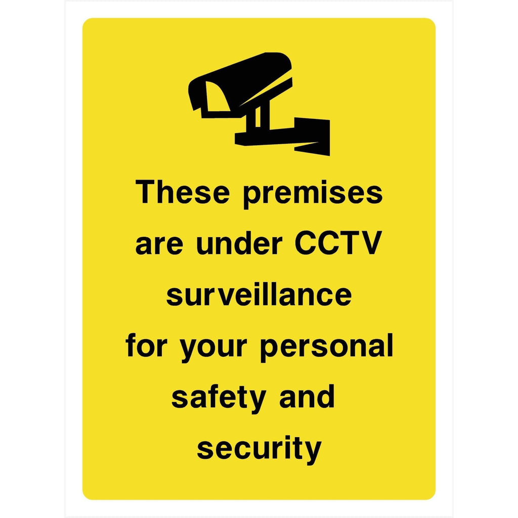 These Premises Are Under CCTV Surveillance Sign - The Sign Shed