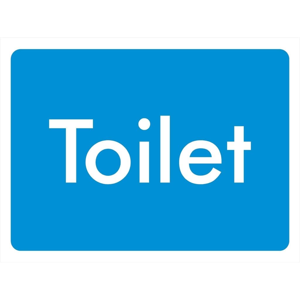 Toilet Sign - The Sign Shed