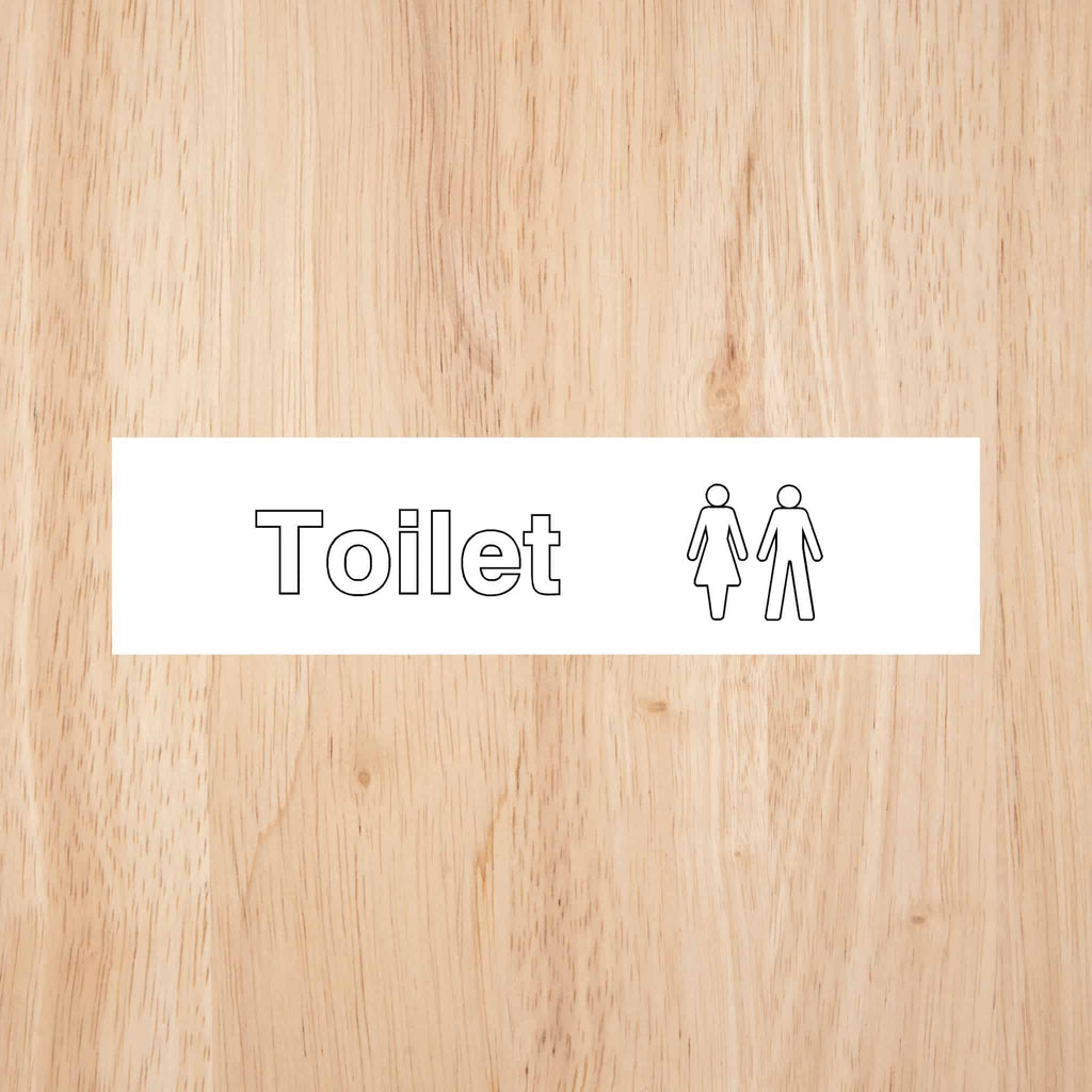 Toilet Standard Sign - The Sign Shed