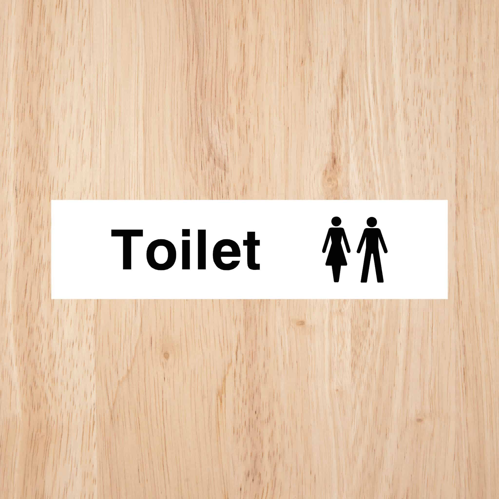 Toilet Standard Sign - The Sign Shed
