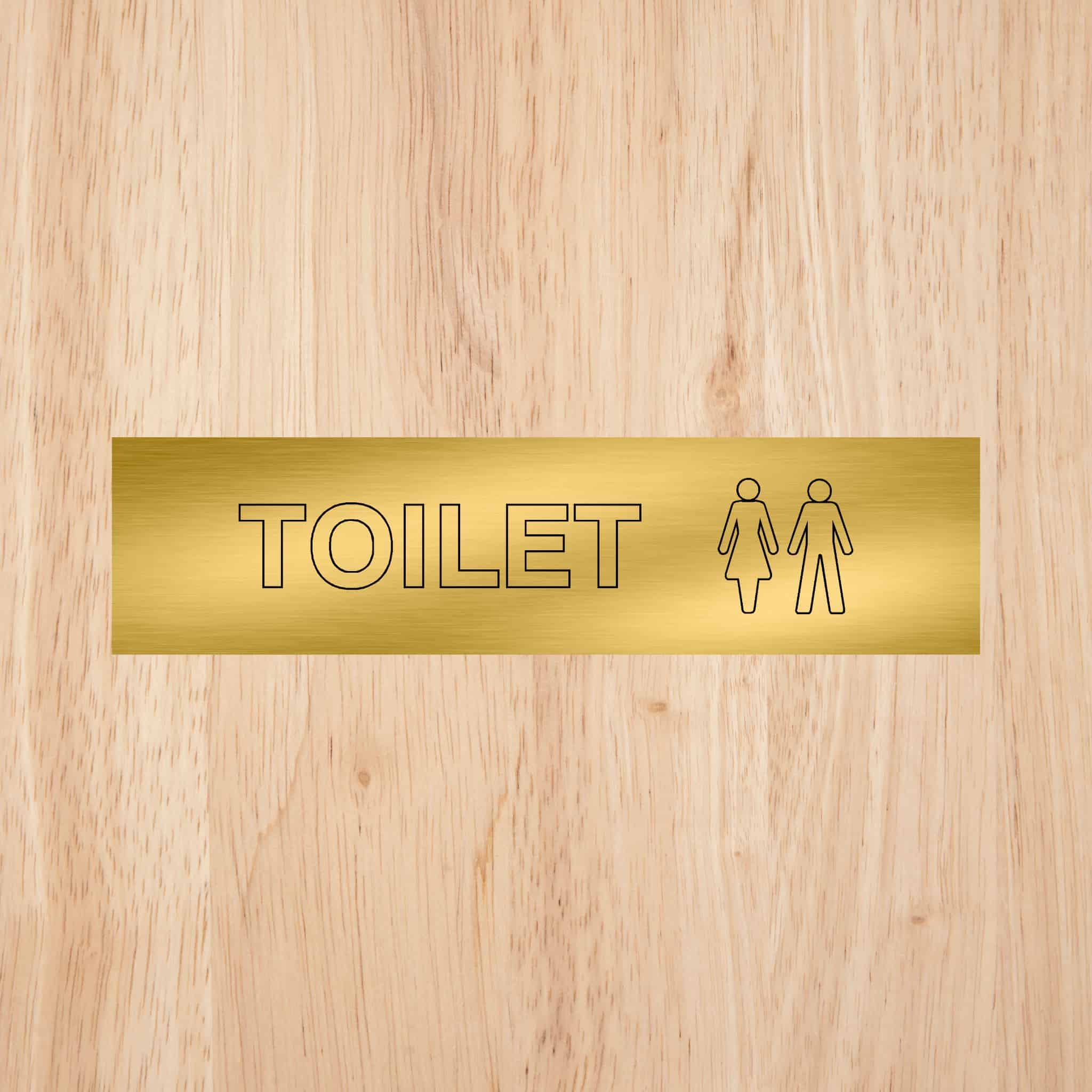 Toilet Standard Sign | CAPS - The Sign Shed