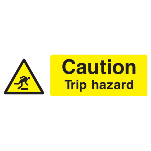 Trip Hazard Sign Landscape - The Sign Shed