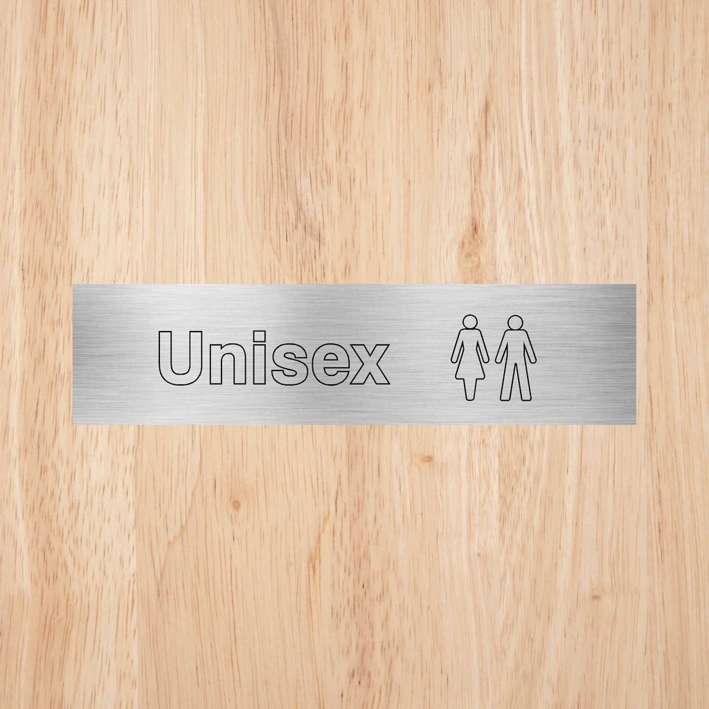 Unisex Toilet Standard Sign - The Sign Shed