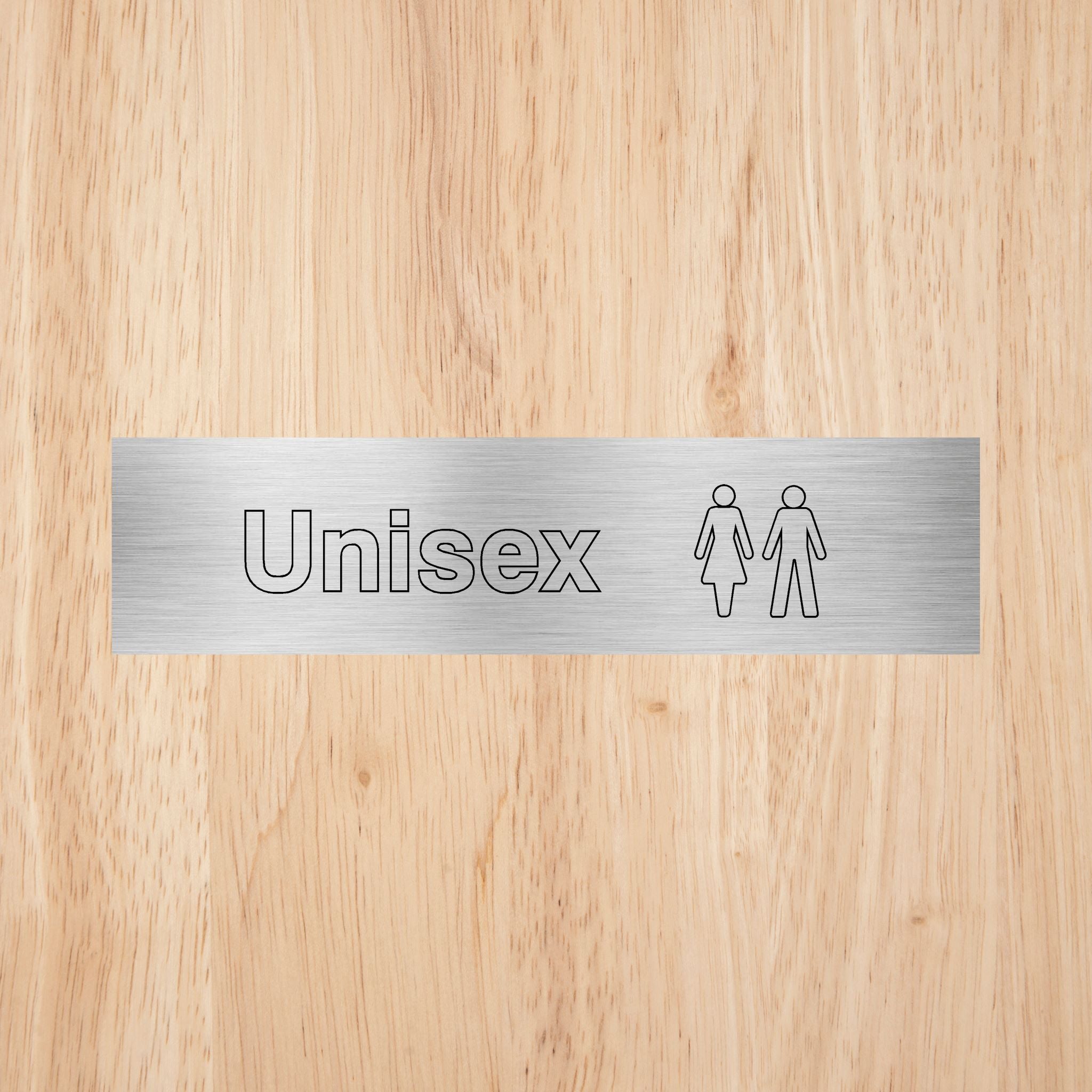 Unisex Toilet Standard Sign - The Sign Shed