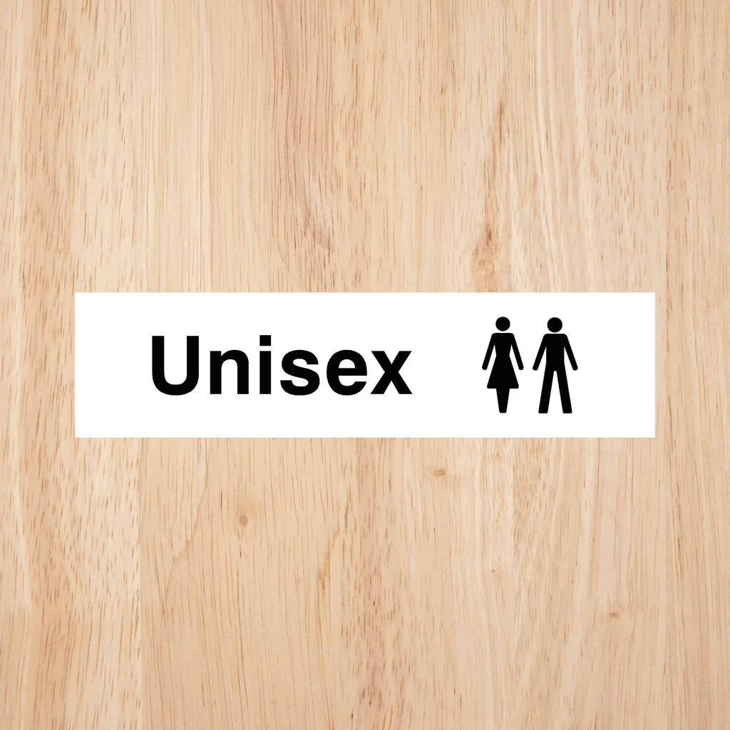 Unisex Toilet Standard Sign - The Sign Shed