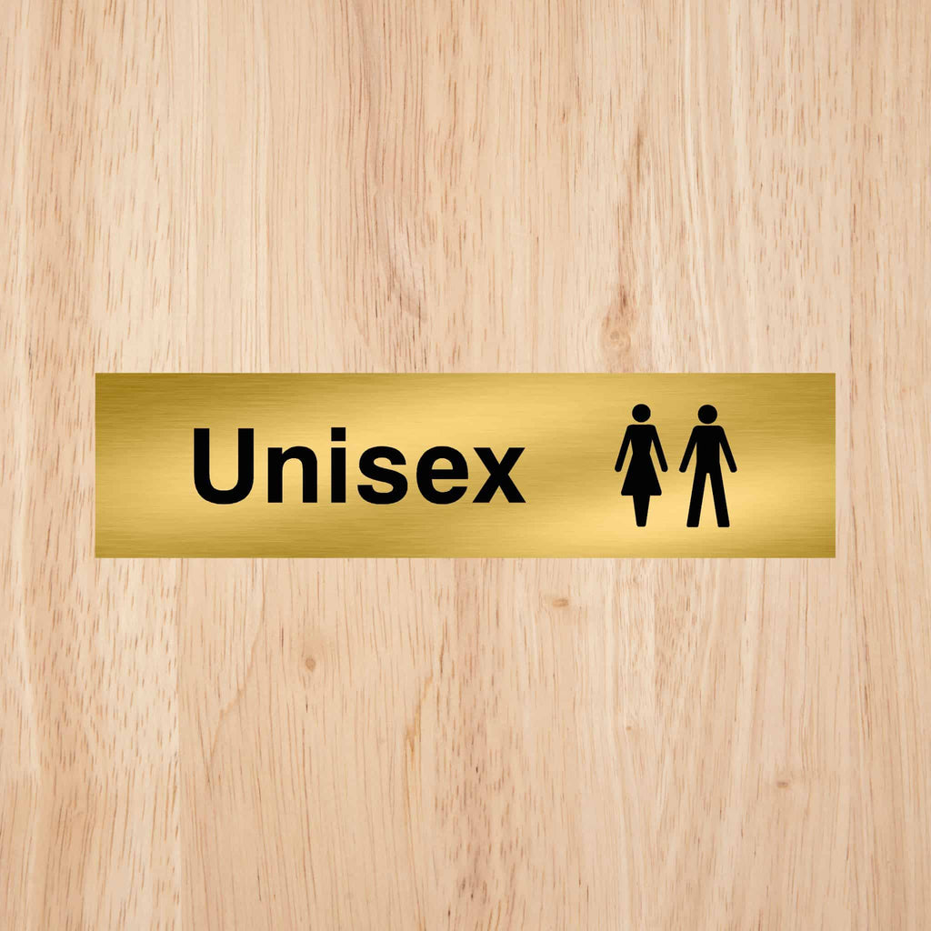 Unisex Toilet Standard Sign - The Sign Shed